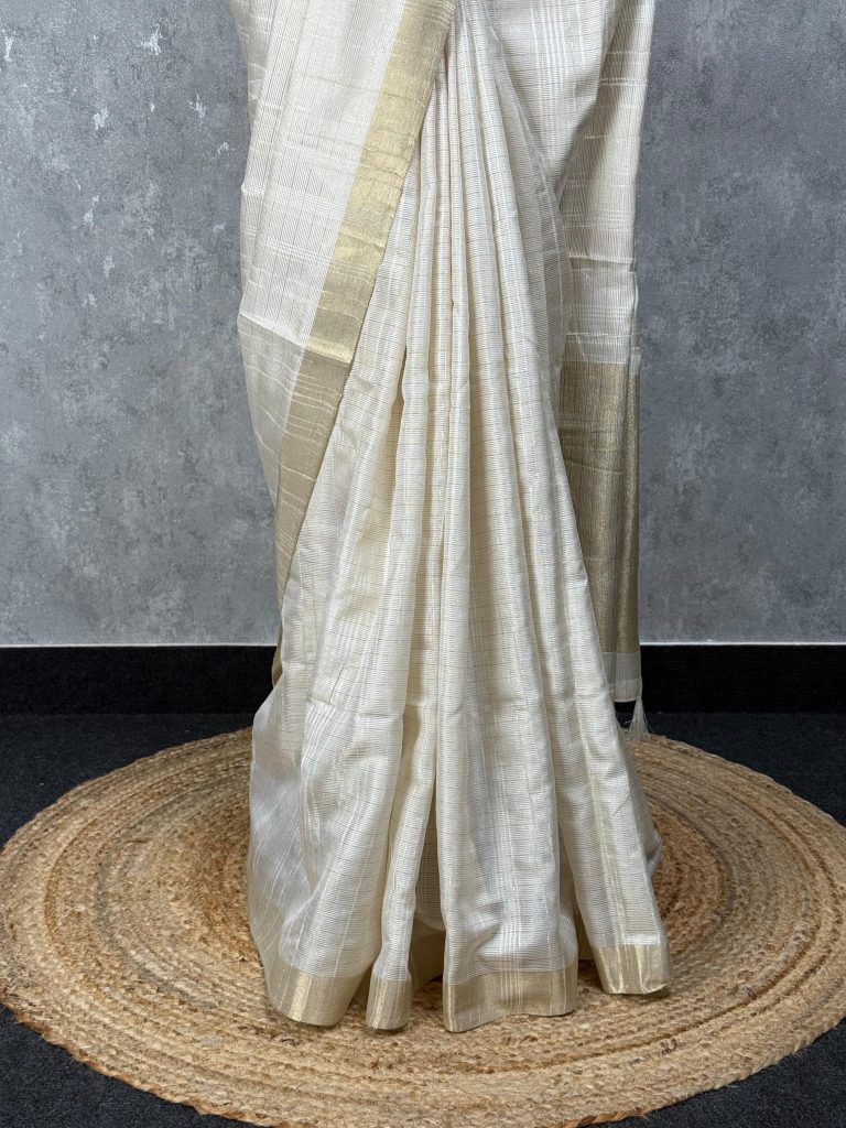 SEMI TUSSAR SILK SAREE - Image 3