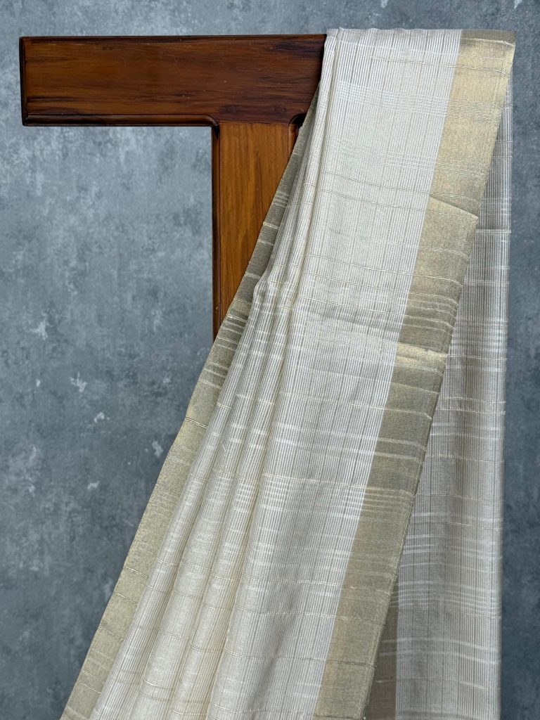 SEMI TUSSAR SILK SAREE - Image 2