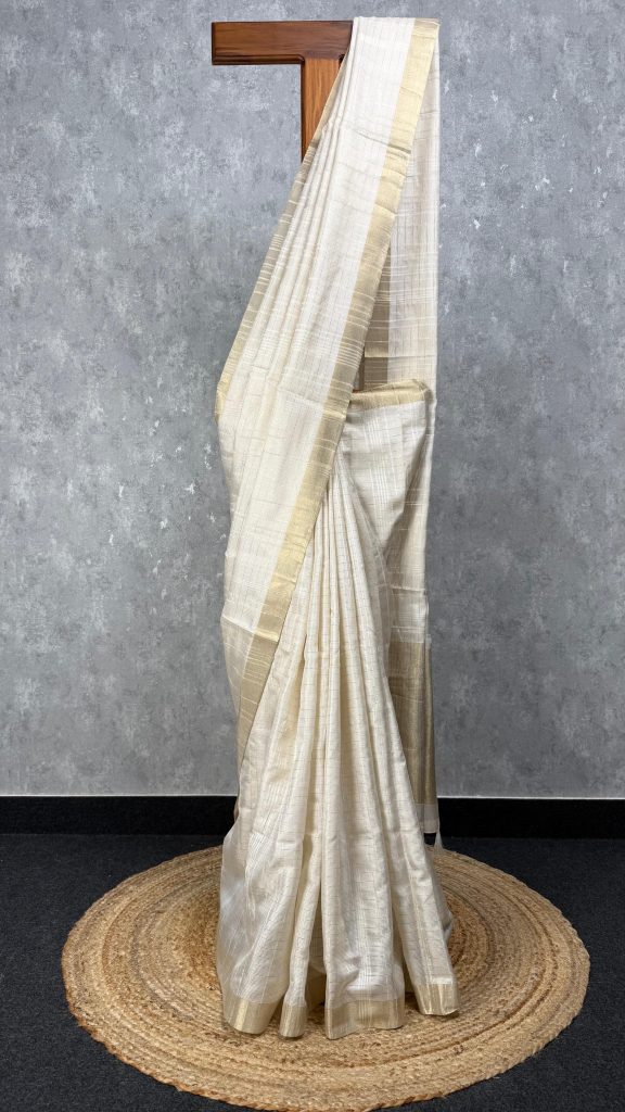 SEMI TUSSAR SILK SAREE