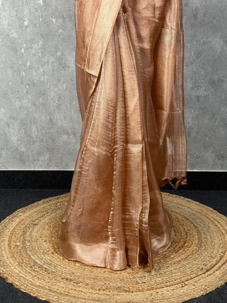 TUSSAR TISSUE SAREE - Image 3