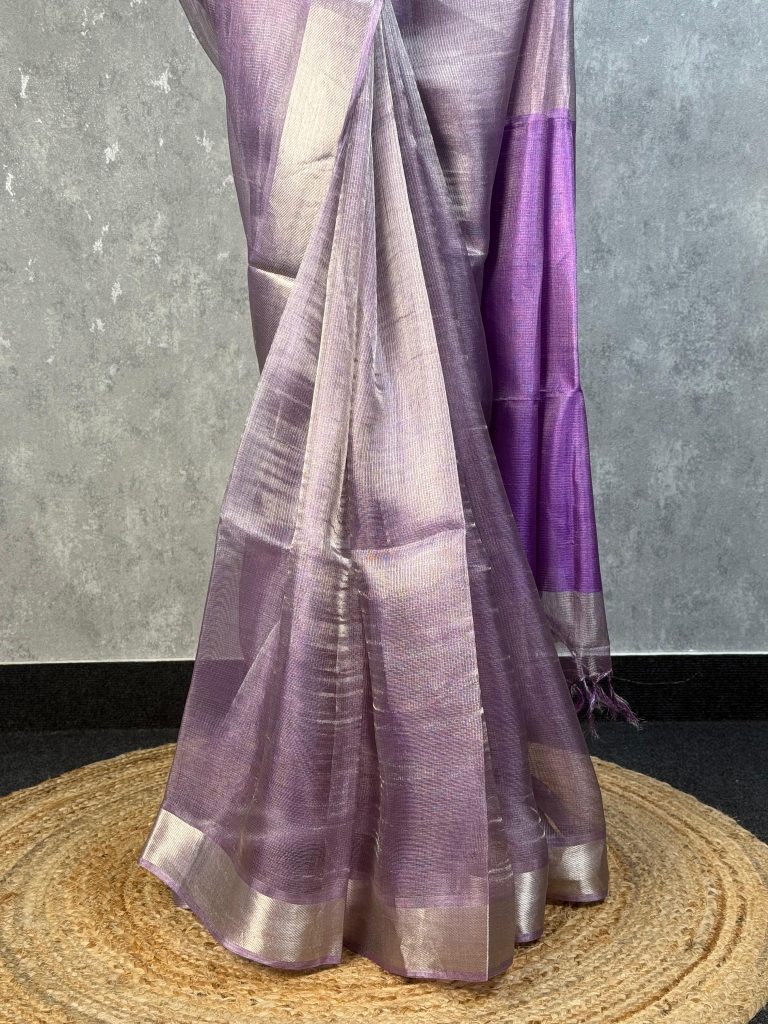 TUSSAR TISSUE SAREE - Image 3
