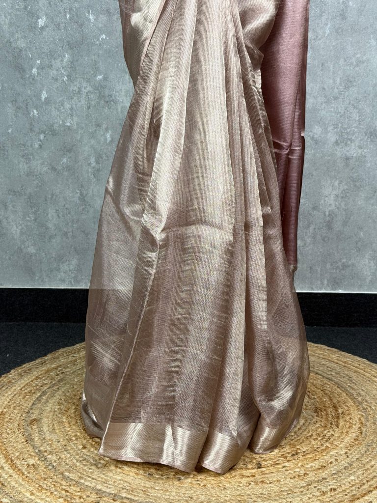 TUSSAR TISSUE SAREE - Image 3