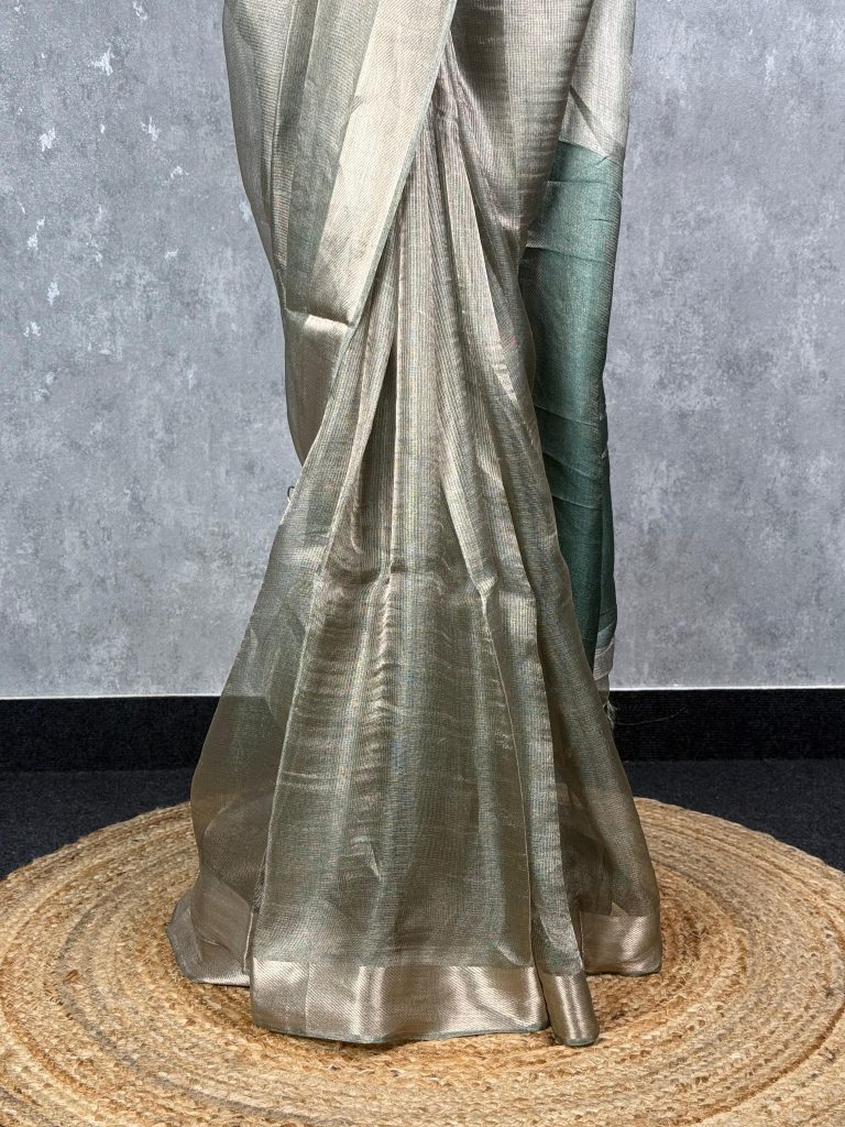 TUSSAR TISSUE SAREE - Image 3