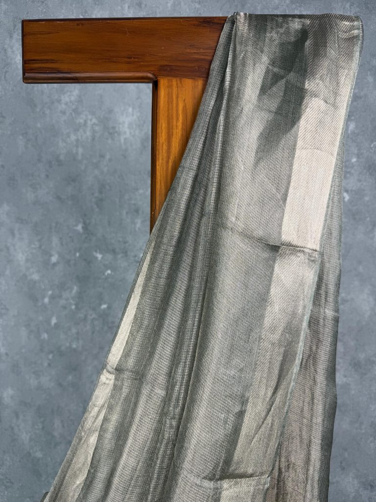 TUSSAR TISSUE SAREE - Image 2