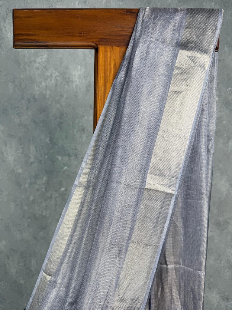 TUSSAR TISSUE SAREE - Image 2