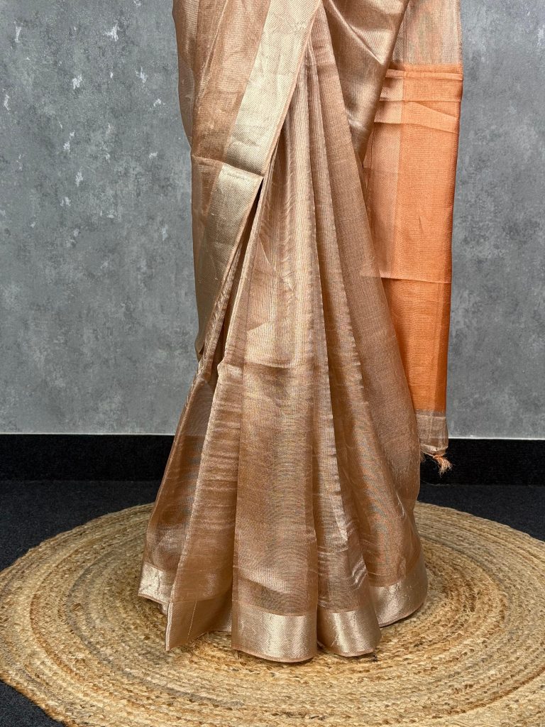 TUSSAR TISSUE SAREE - Image 3
