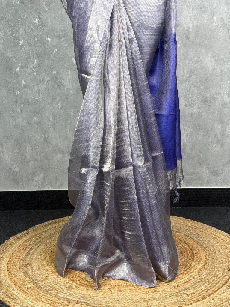 TUSSAR TISSUE SAREE - Image 3