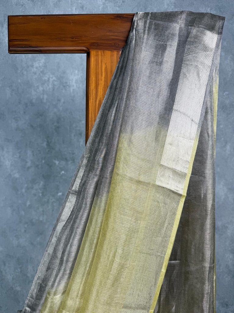 TUSSAR TISSUE SAREE - Image 2