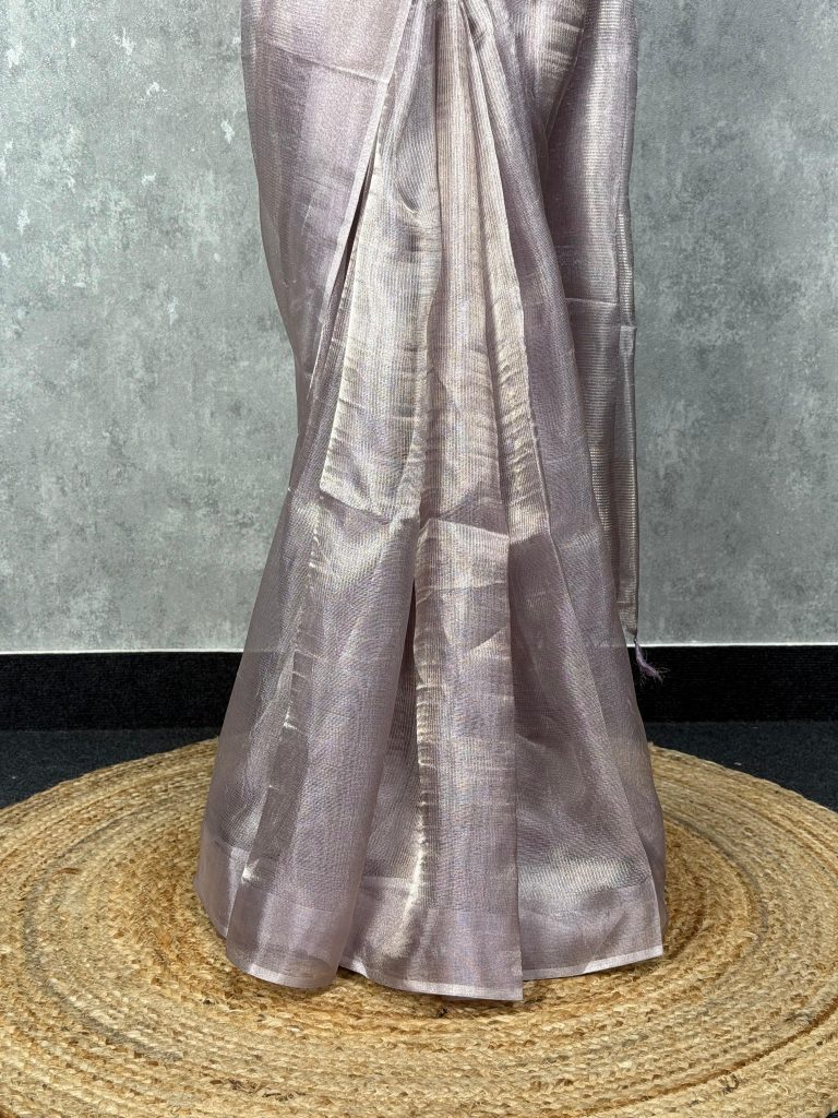 TUSSAR TISSUE SAREE - Image 3