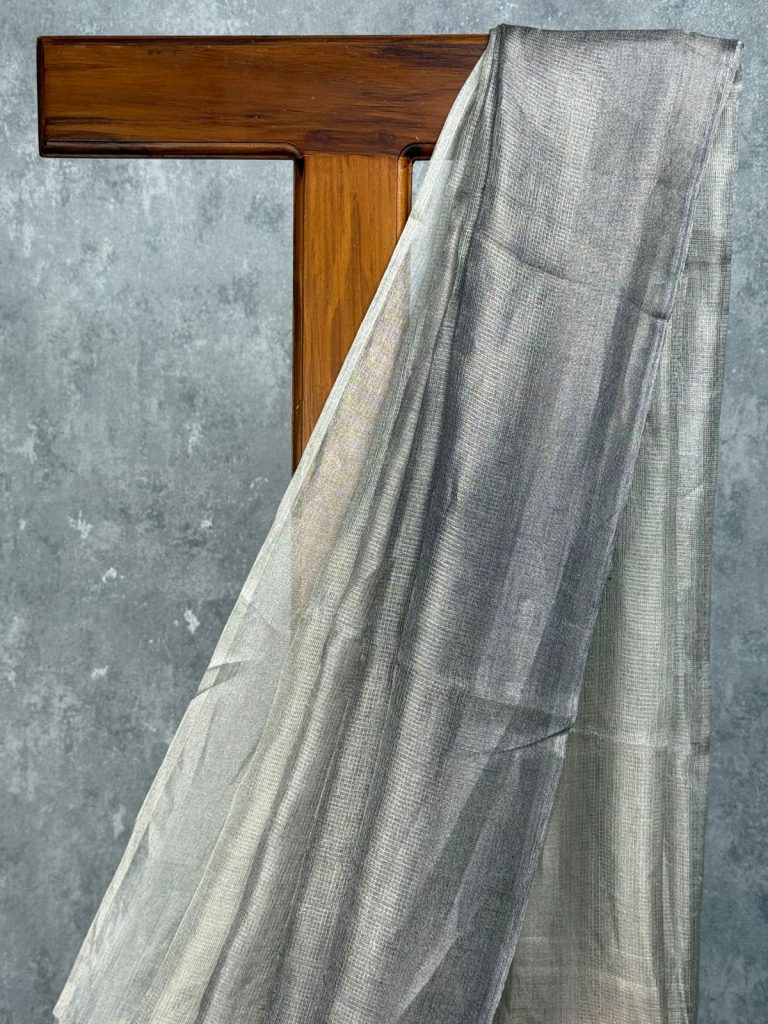TUSSAR TISSUE SAREE - Image 2