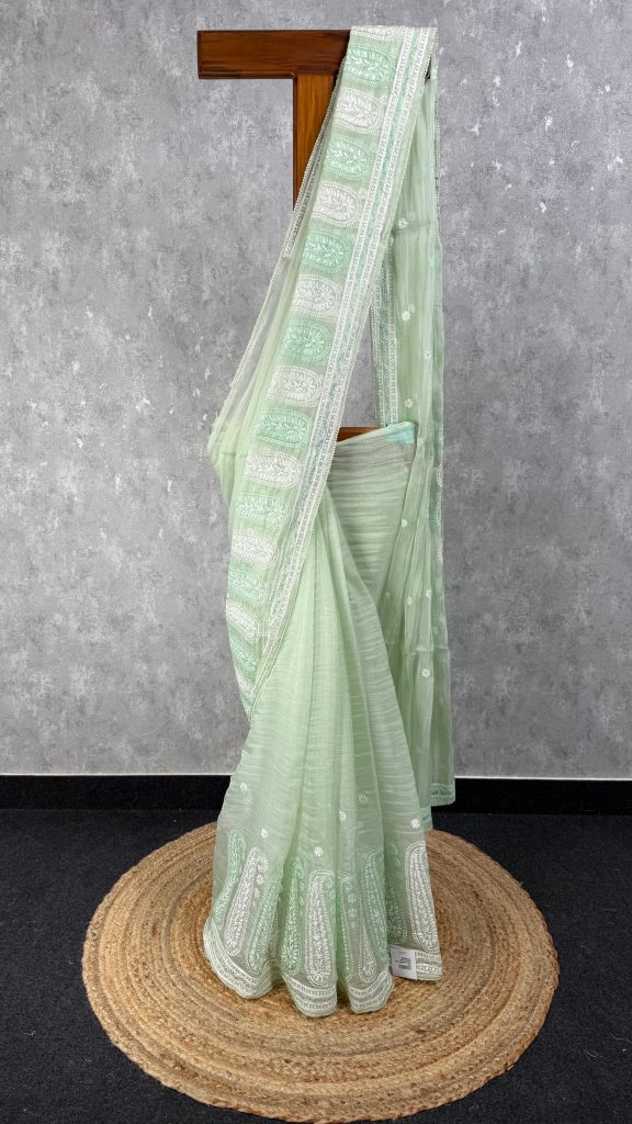 ORGANZA EMBROIDERY SAREE
