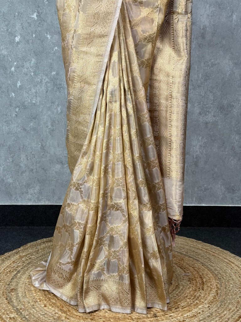 TISSUE ORGANZA BANARASI SAREE - Image 3
