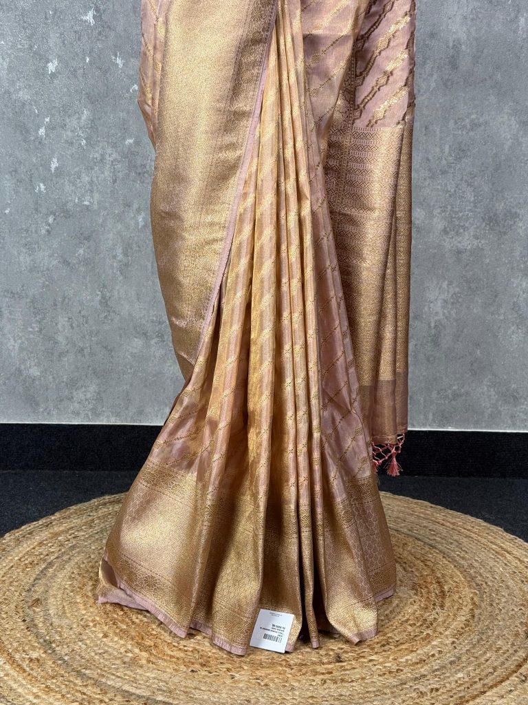 TISSUE ORGANZA BANARASI SAREE - Image 3