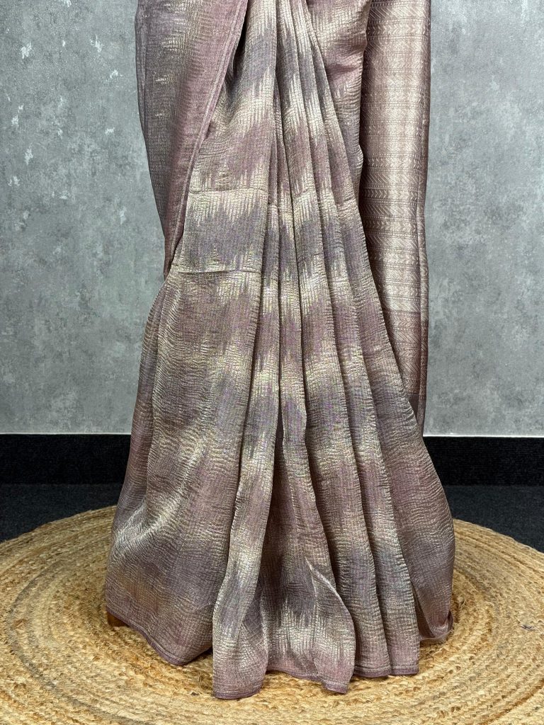 TISSUE ORGANZA BANARASI SAREE - Image 3
