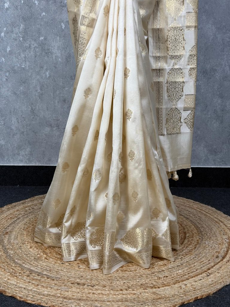 SOFT KATAN SILK ZARI WEAVING BANARASI SAREE - Image 3