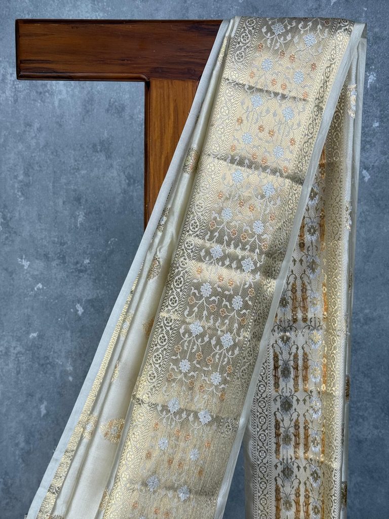 SOFT KATAN SILK ZARI WEAVING BANARASI SAREE - Image 2