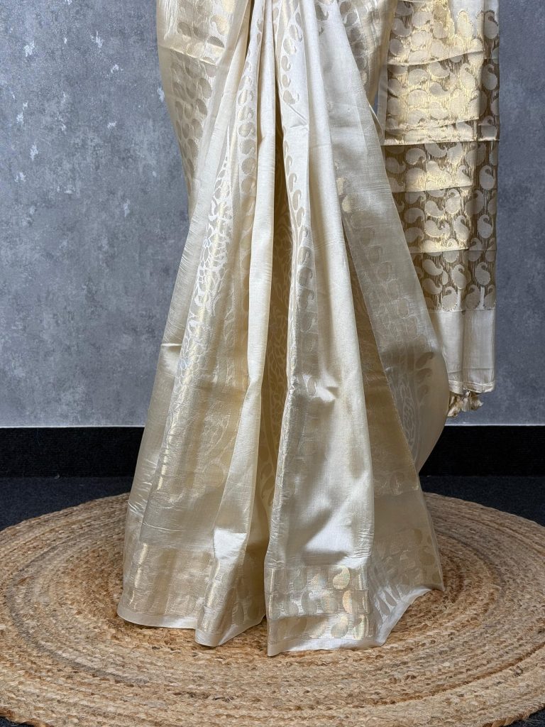 SOFT KATAN SILK ZARI WEAVING BANARASI SAREE - Image 3