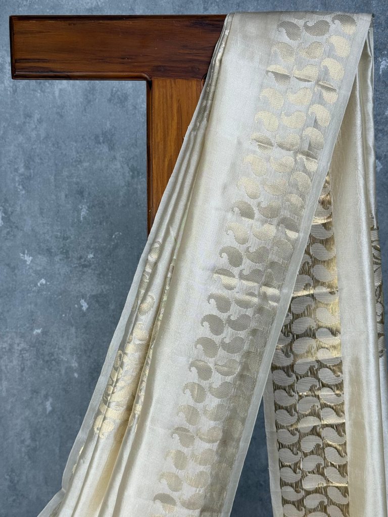 SOFT KATAN SILK ZARI WEAVING BANARASI SAREE - Image 2