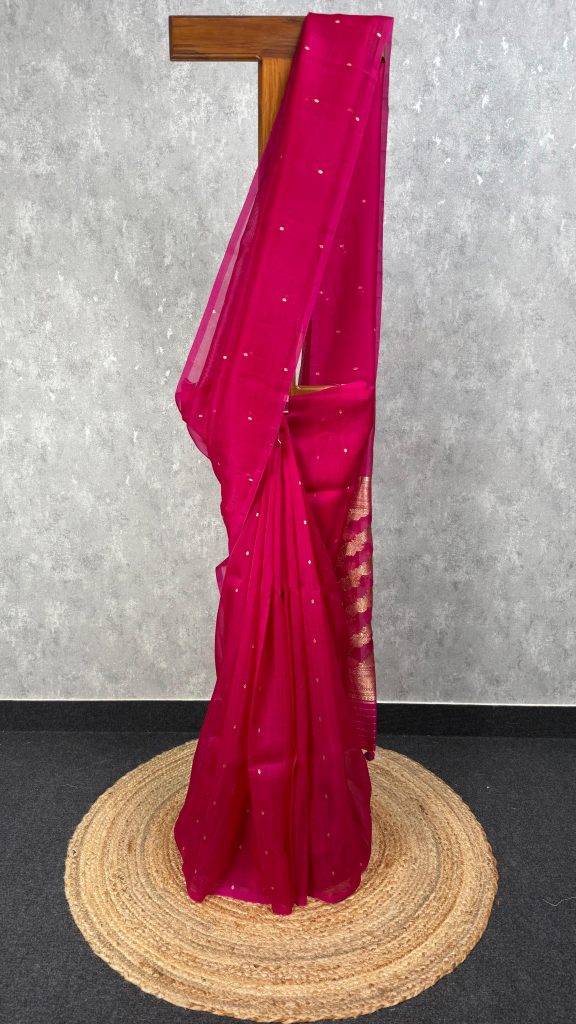 SILK ORGANZA BANARASI SAREE