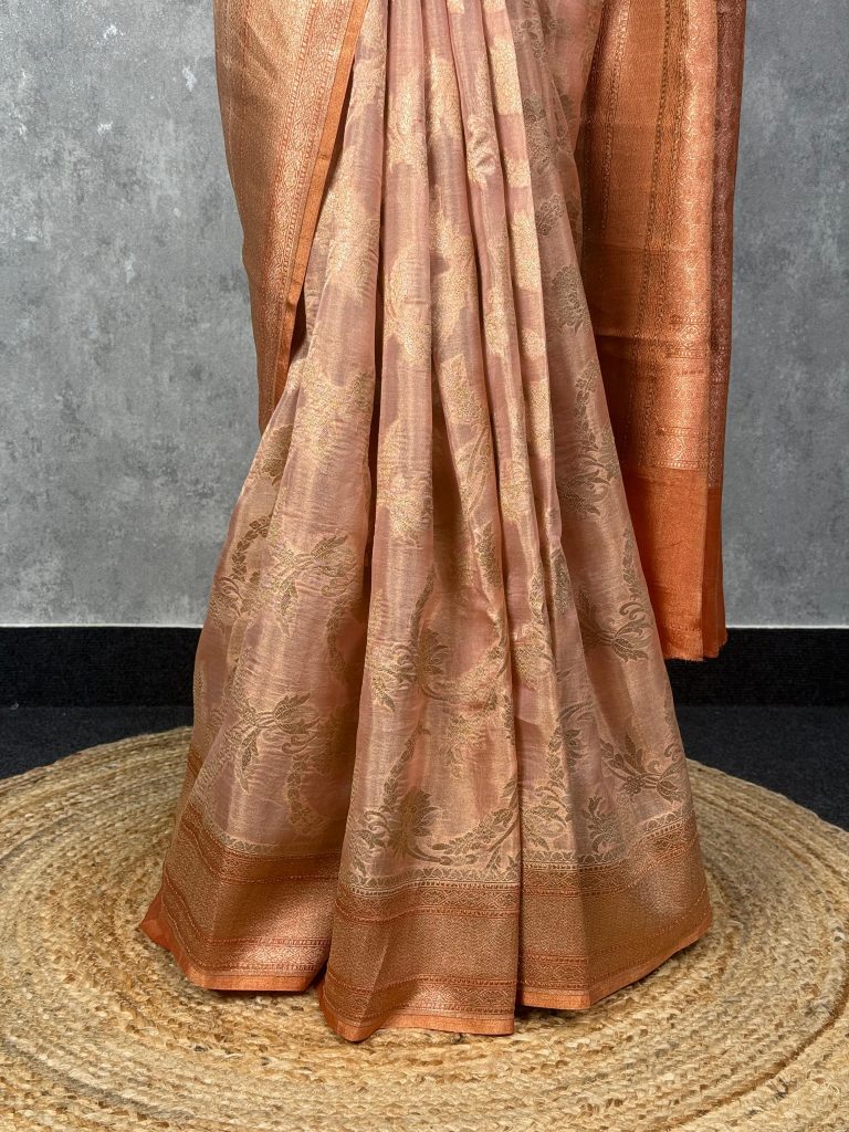 TISSUE ORGANZA BANARASI SAREE - Image 3