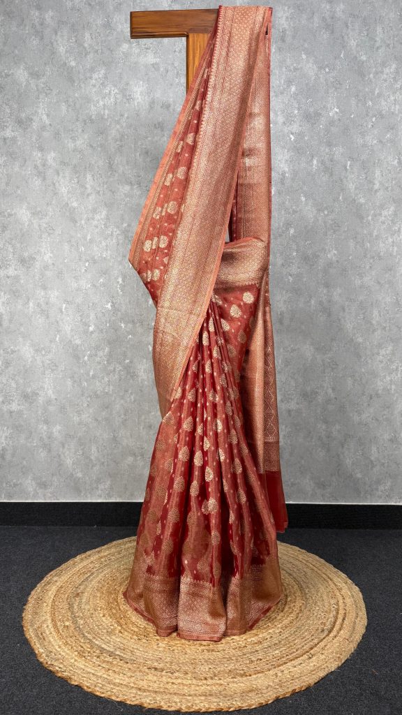 TISSUE ORGANZA BANARASI SAREE
