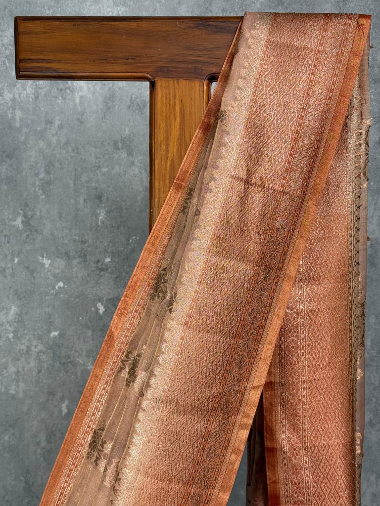 TISSUE ORGANZA BANARASI SAREE - Image 2