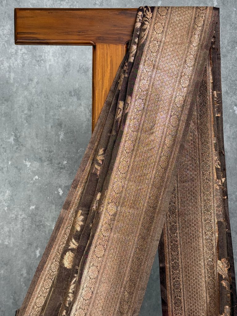 TISSUE ORGANZA BANARASI SAREE - Image 2