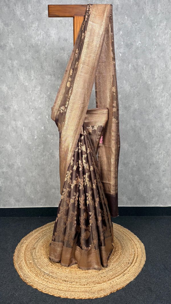 TISSUE ORGANZA BANARASI SAREE