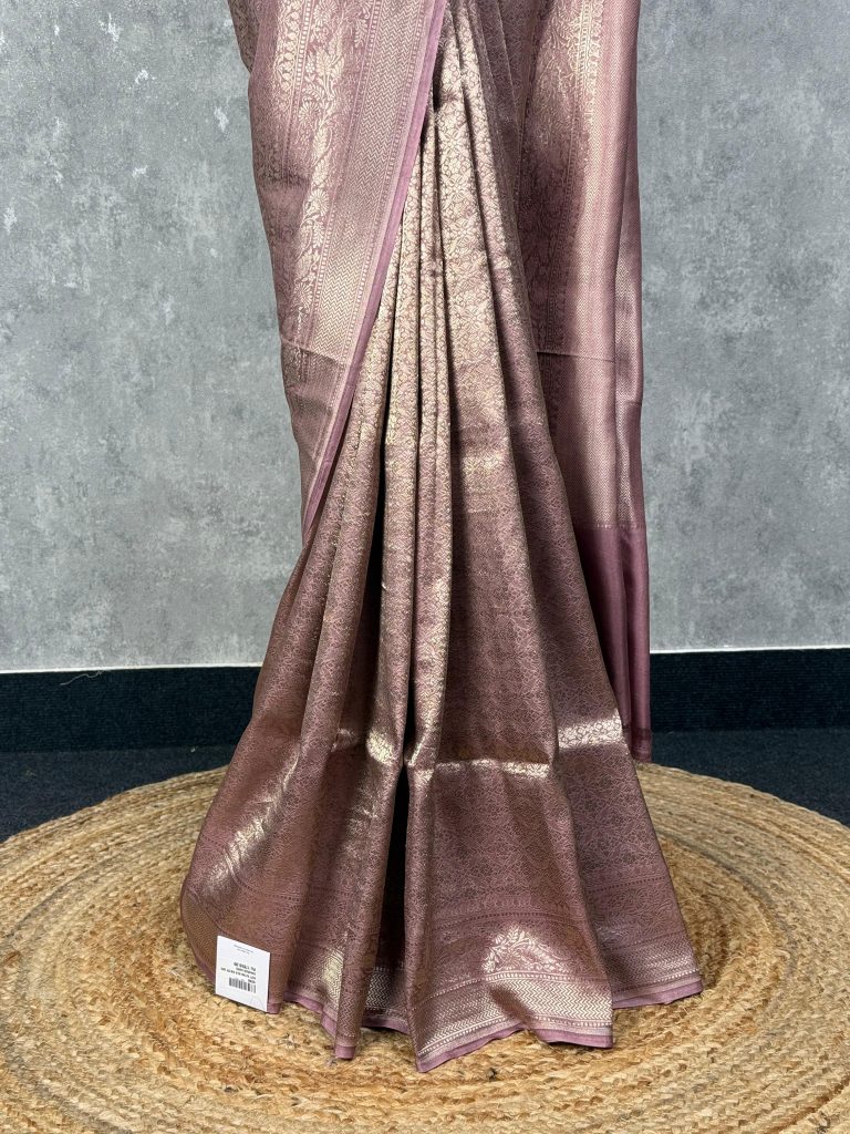 SOFT KATAN SILK WATER ZARI BANARASI SAREE - Image 3