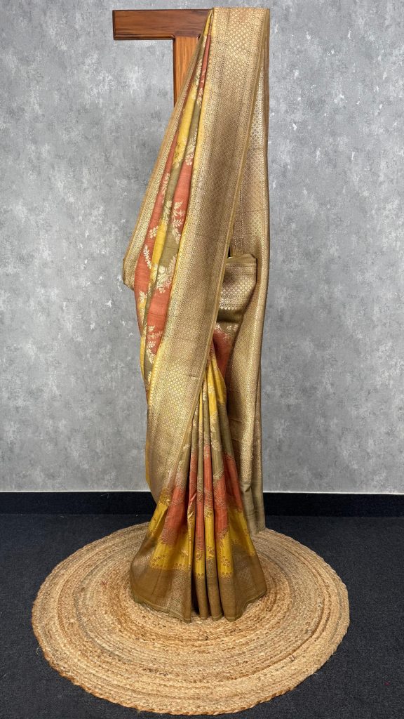 TUSSAR GEORGETTE BANARASI SAREE