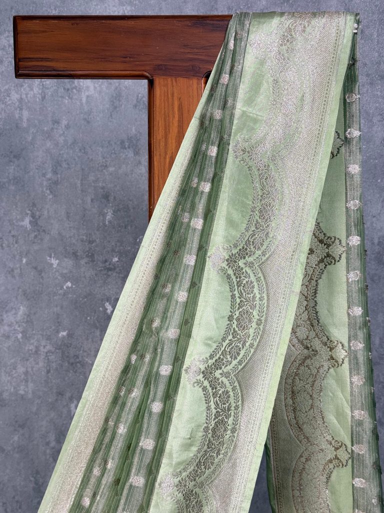 TISSUE ORGANZA BANARASI SAREE - Image 2