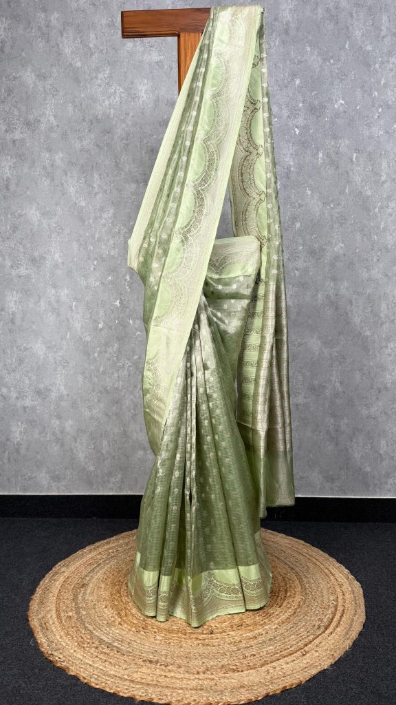 TISSUE ORGANZA BANARASI SAREE
