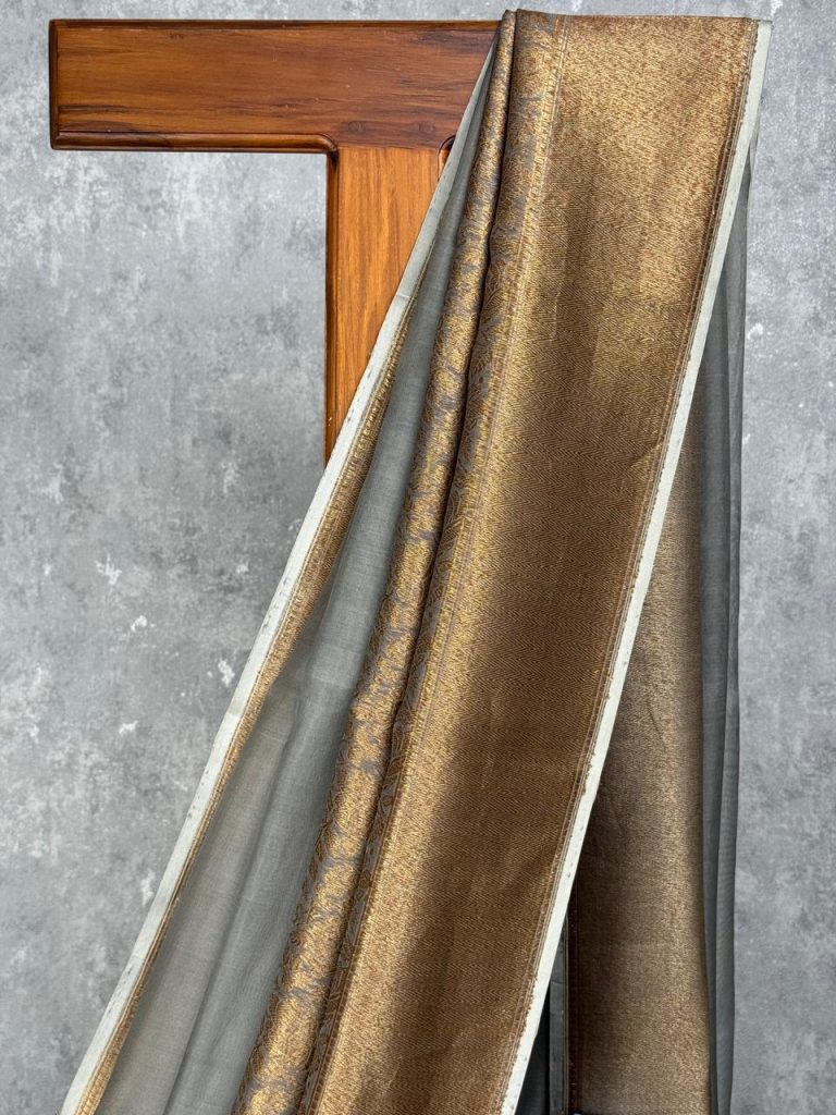 SILK ORGANZA BANARASI SAREE - Image 2