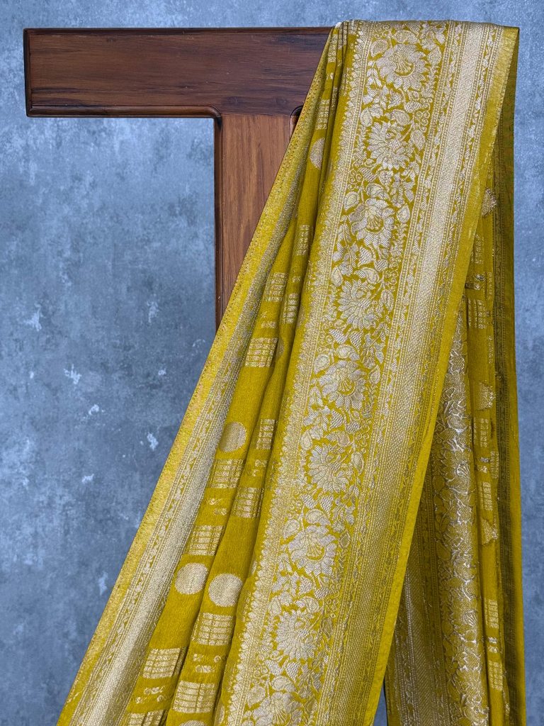 VISCOSE GEORGETTE BANARASI SAREE - Image 2