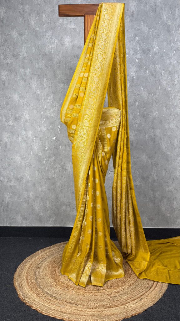 VISCOSE GEORGETTE BANARASI SAREE