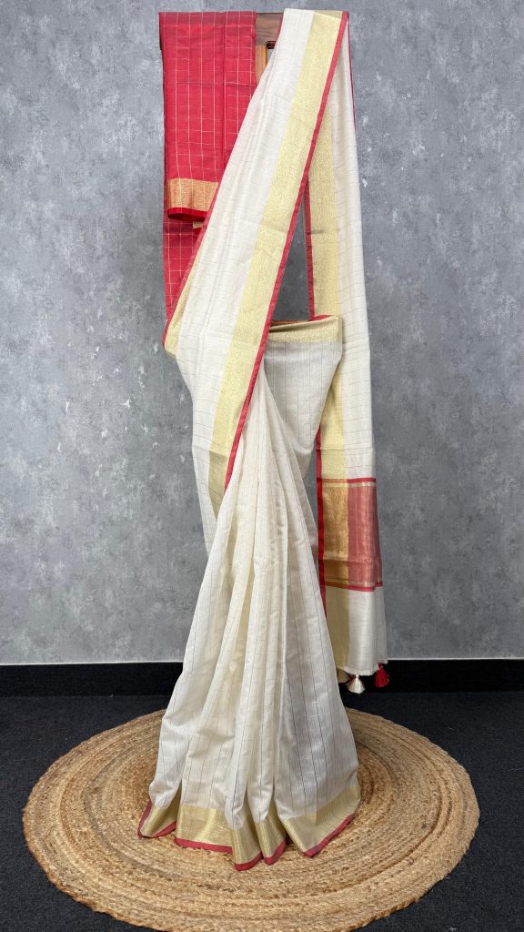 CHECKS CHANDERI ONAM SAREE