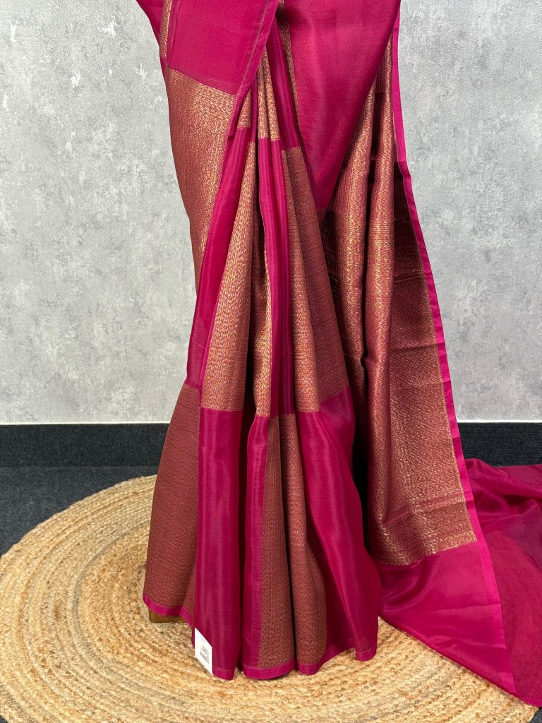 SILK ORGANZA BANARASI SAREE - Image 3