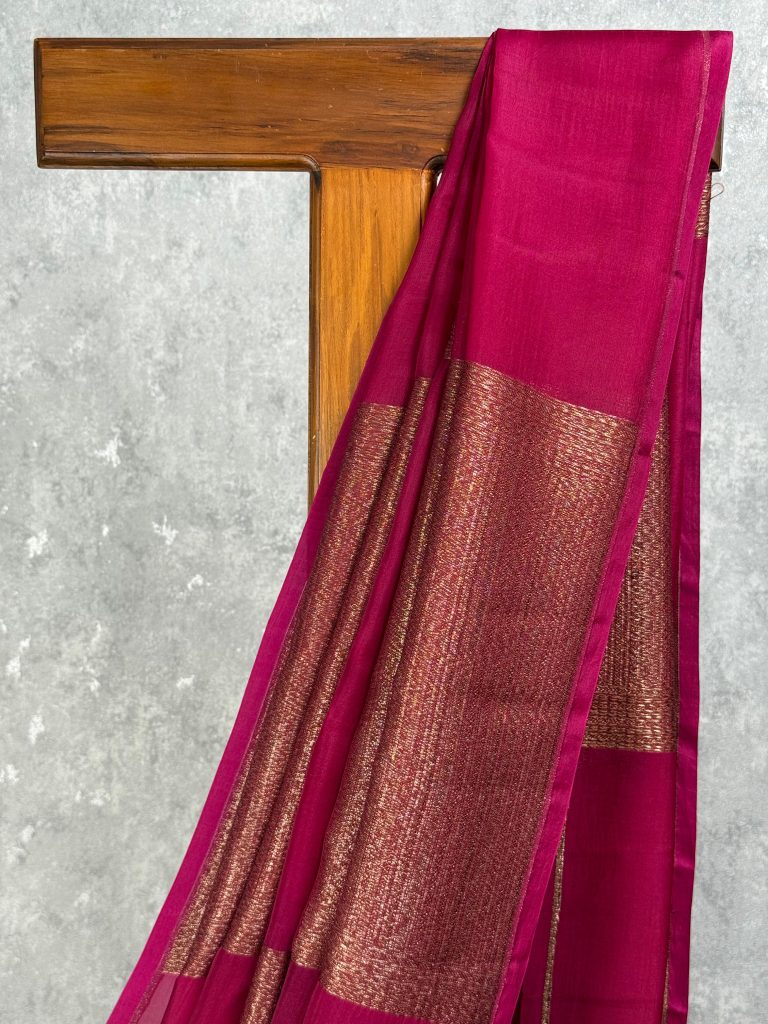 SILK ORGANZA BANARASI SAREE - Image 2
