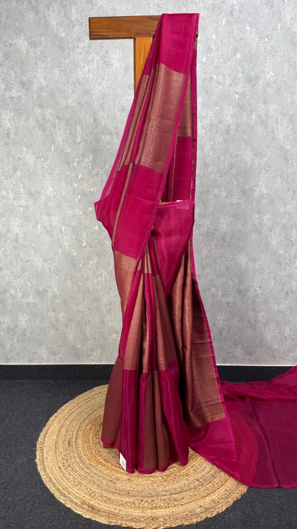 SILK ORGANZA BANARASI SAREE
