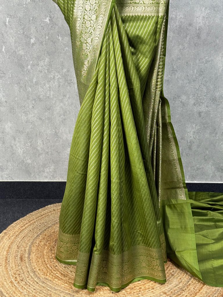 SOFT KATAN SILK BANARASI SAREE - Image 3