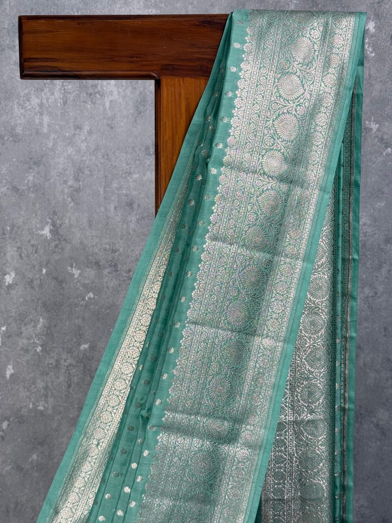 SOFT KATAN SILK BANARASI SAREE - Image 3