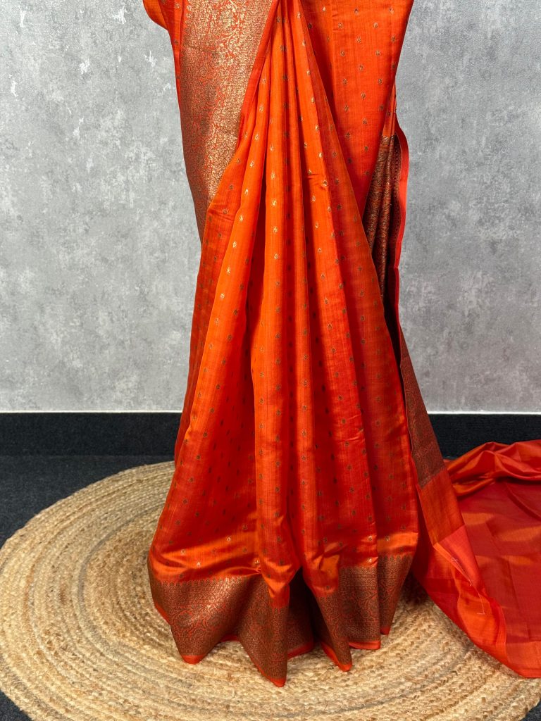 SOFT KATAN SILK BANARASI SAREE - Image 3