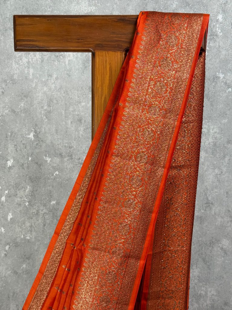 SOFT KATAN SILK BANARASI SAREE - Image 2