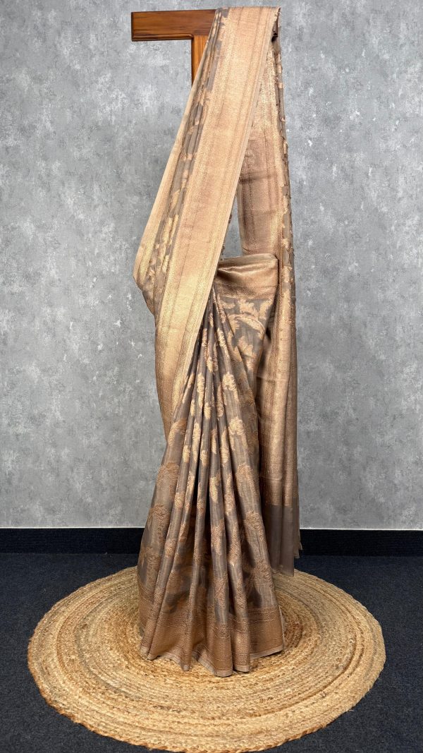 TISSUE ORGANZA BANARASI SAREE
