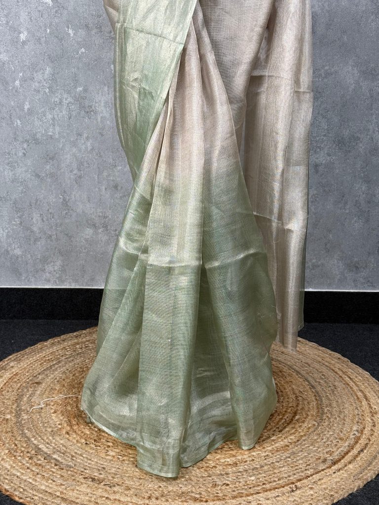 TUSSAR TISSUE SAREE - Image 3