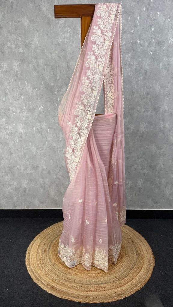 ORGANZA EMBROIDERY SAREE