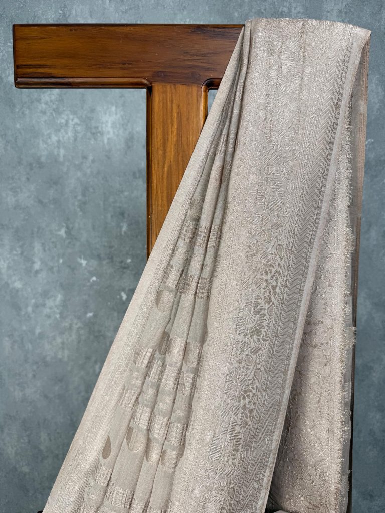VISCOSE GEORGETTE BANARASI SAREE - Image 2