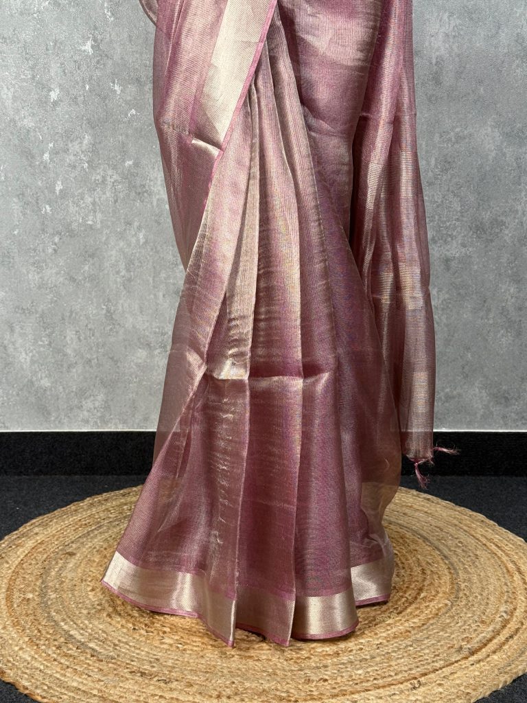 TUSSAR TISSUE SAREE - Image 3