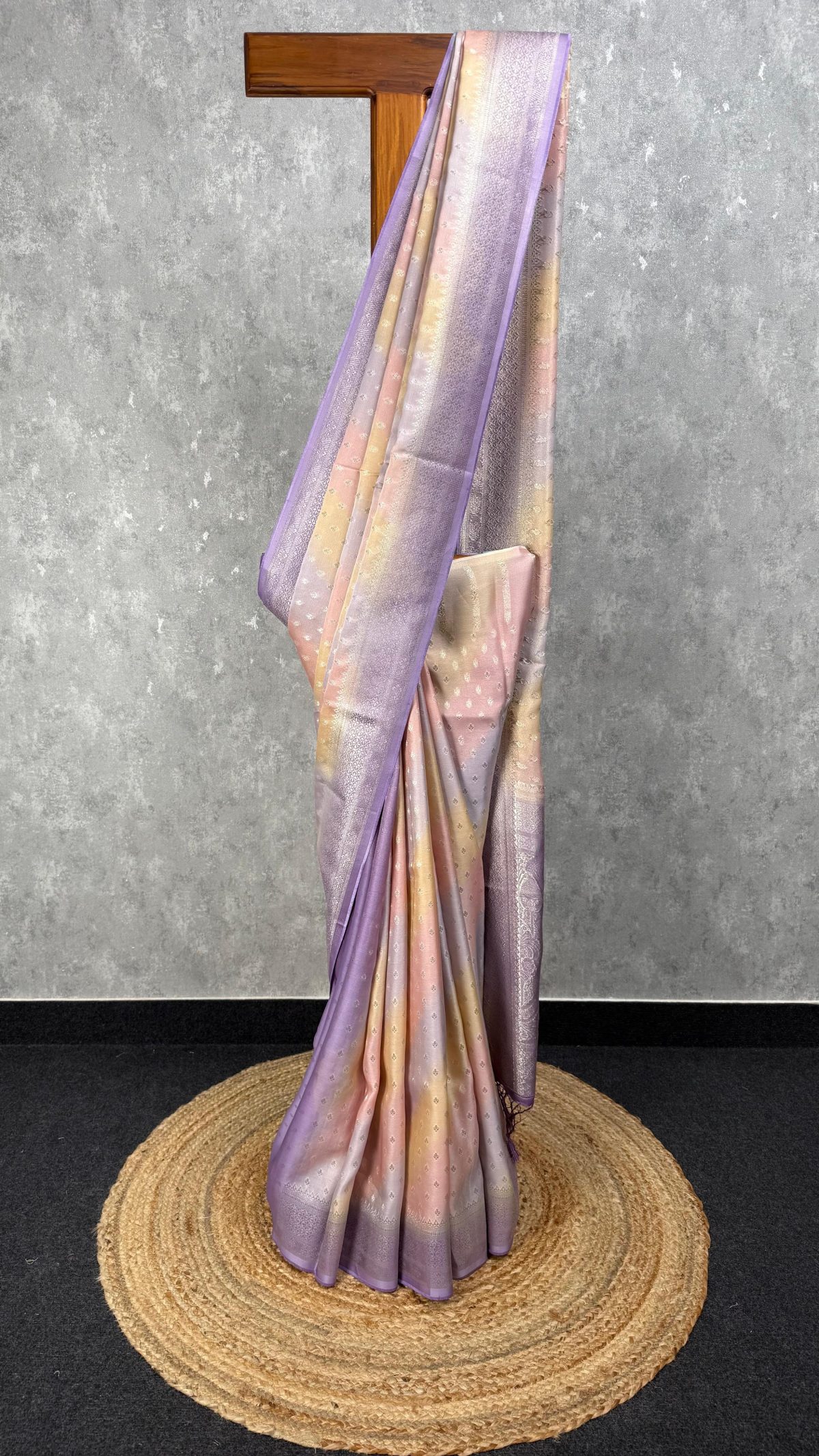 SATIN GEORGETTE BANARASI SAREE