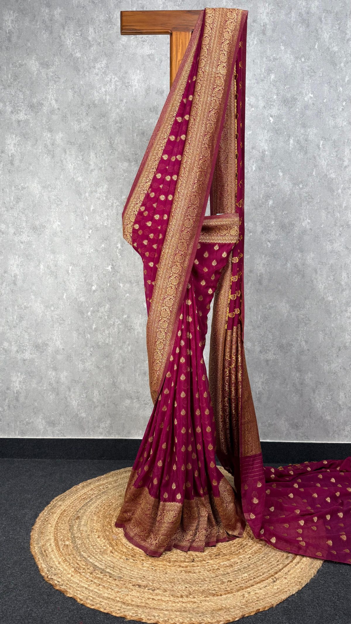 VISCOSE GEORGETTE BANARASI SAREE